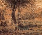 Country yard Jean Francois Millet